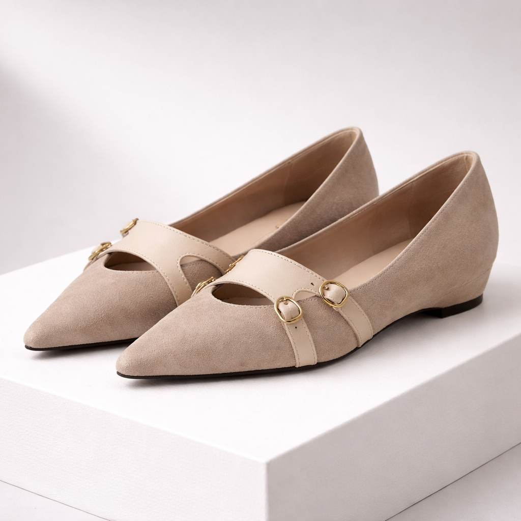 Elara Leather Pump Heels