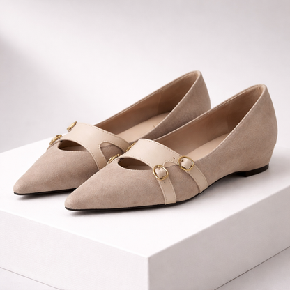 Elara Leather Pump Heels