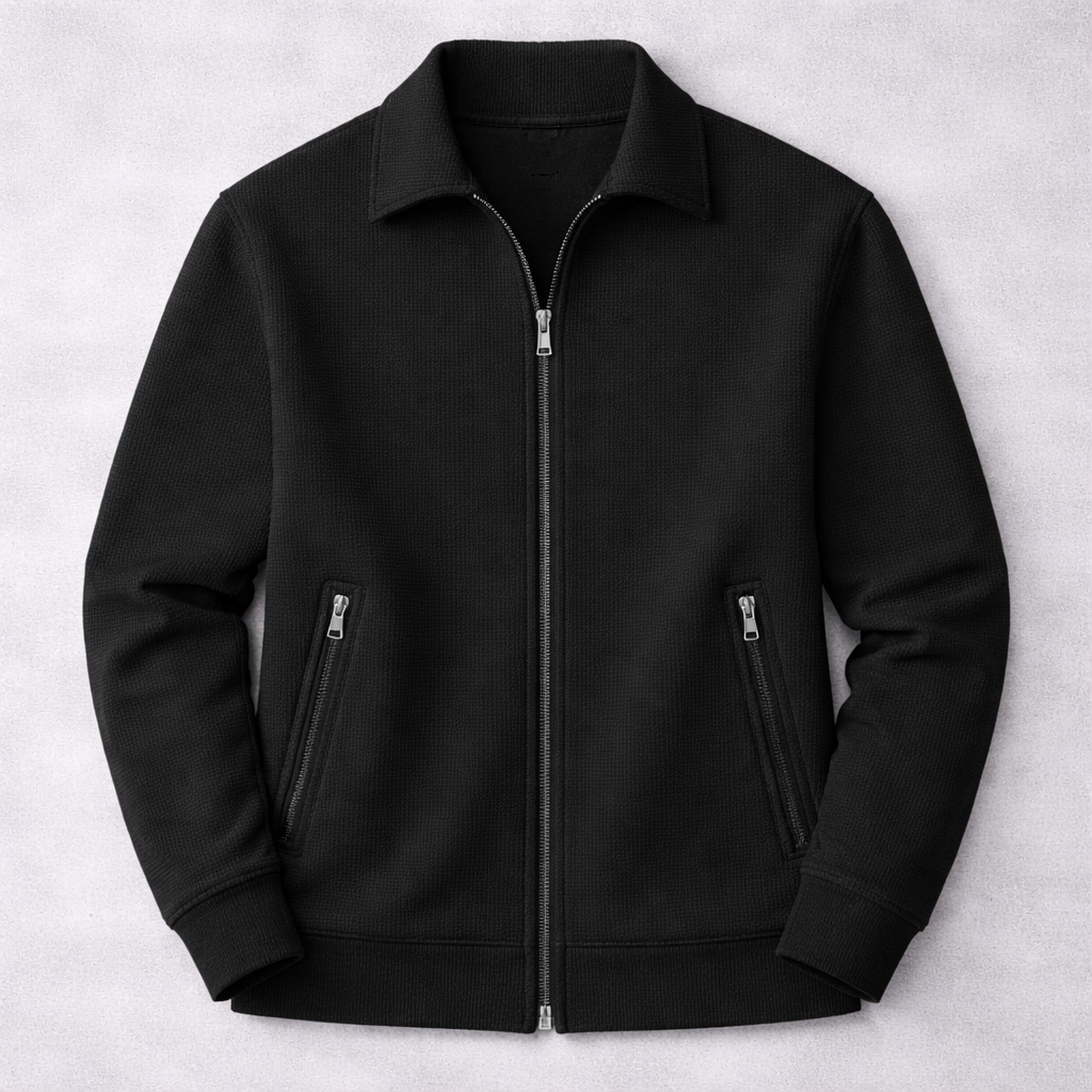 Serino Soft Zip-Up Cardigan