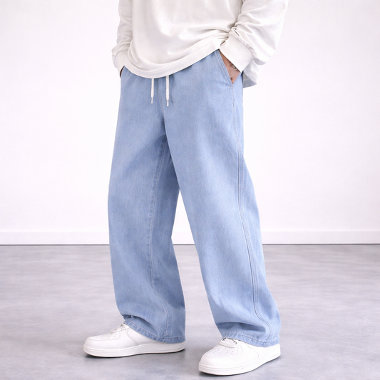 Serino Wide Drawstring Jeans