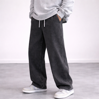 Serino Wide Drawstring Jeans