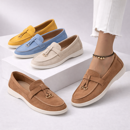 Elara Suede Loafers