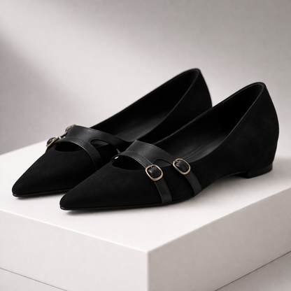 Elara Leather Pump Heels