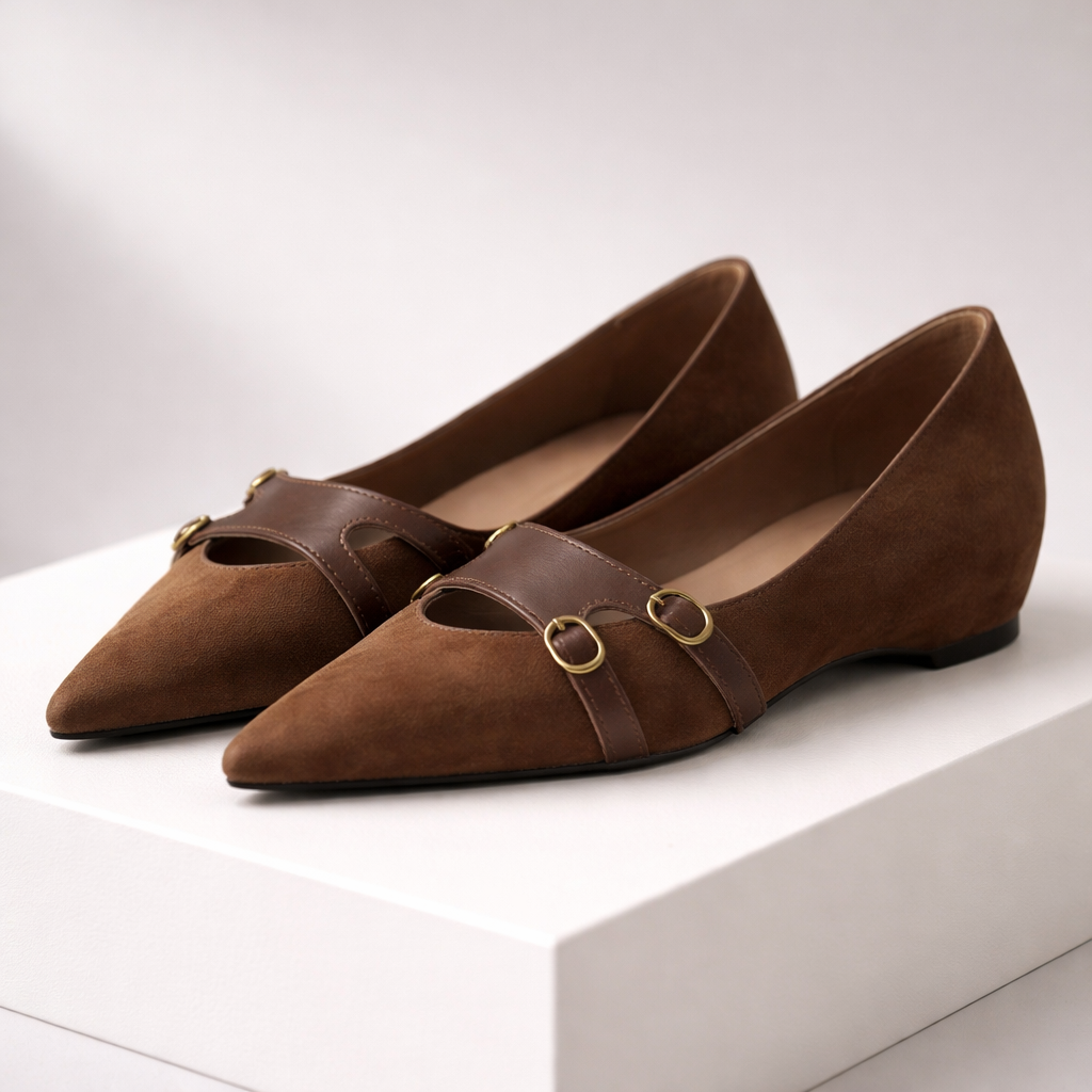 Elara Leather Pump Heels