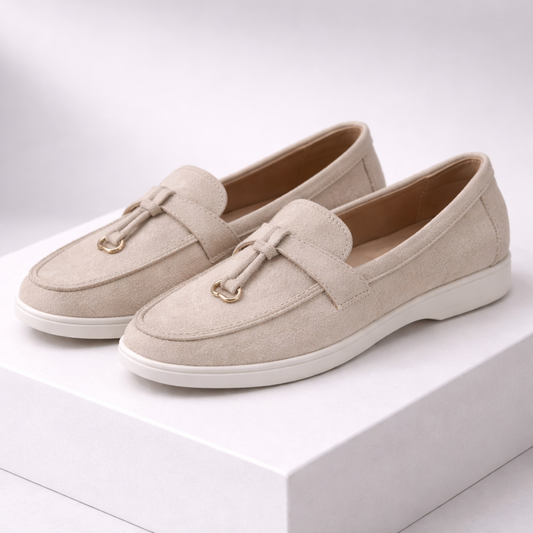 Elara Suede Loafers
