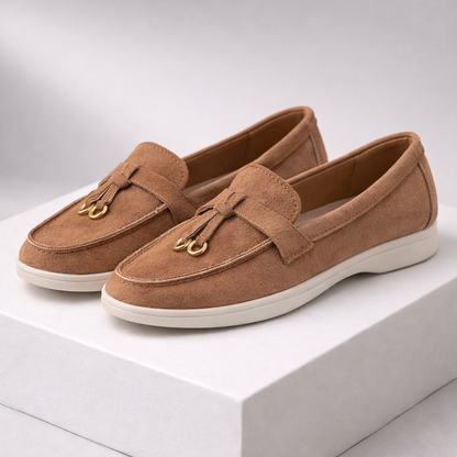 Elara Suede Loafers