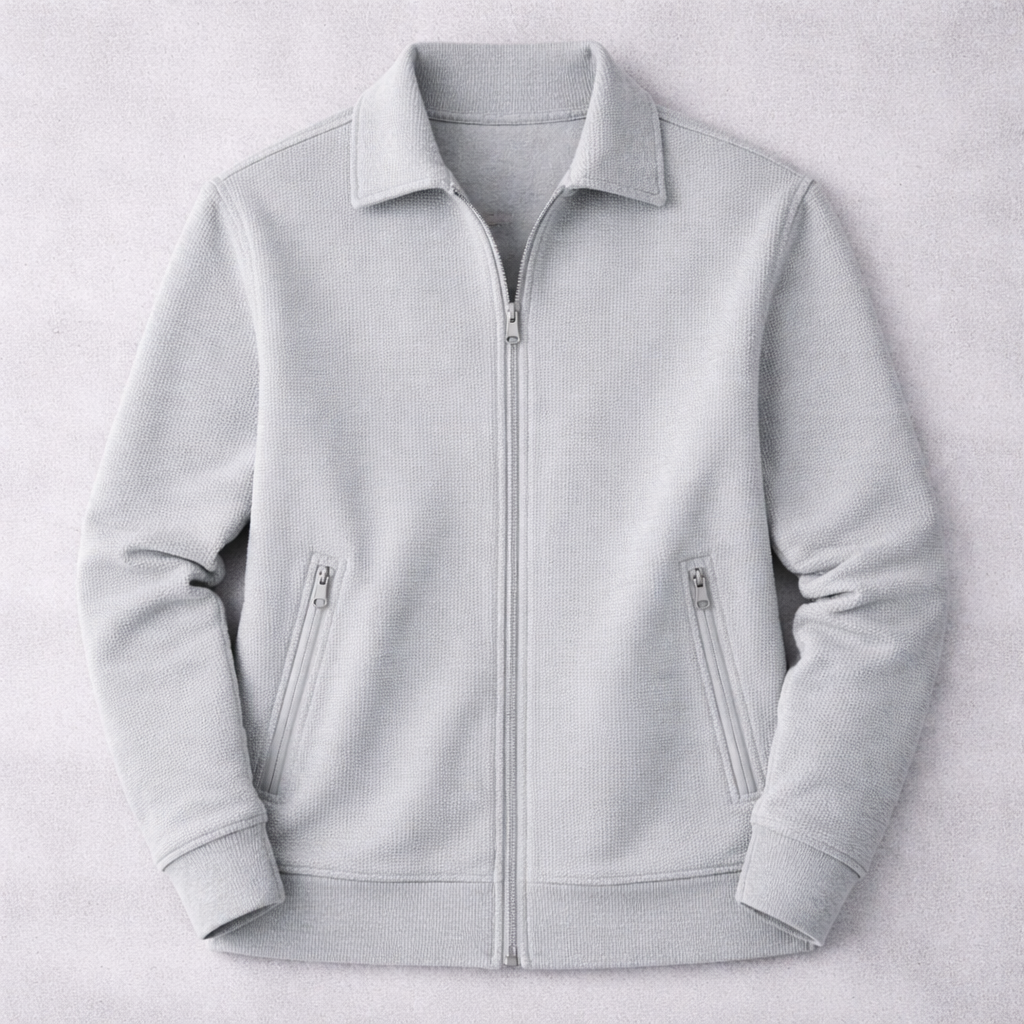 Serino Soft Zip-Up Cardigan