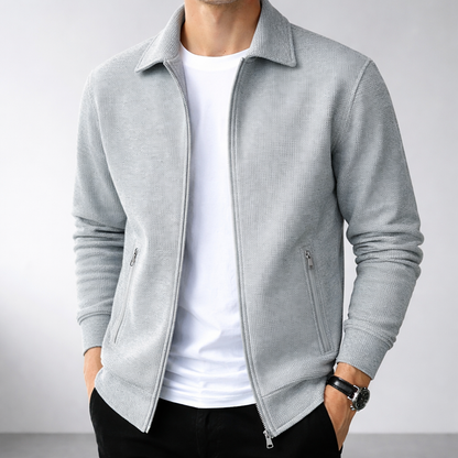 Serino Soft Zip-Up Cardigan
