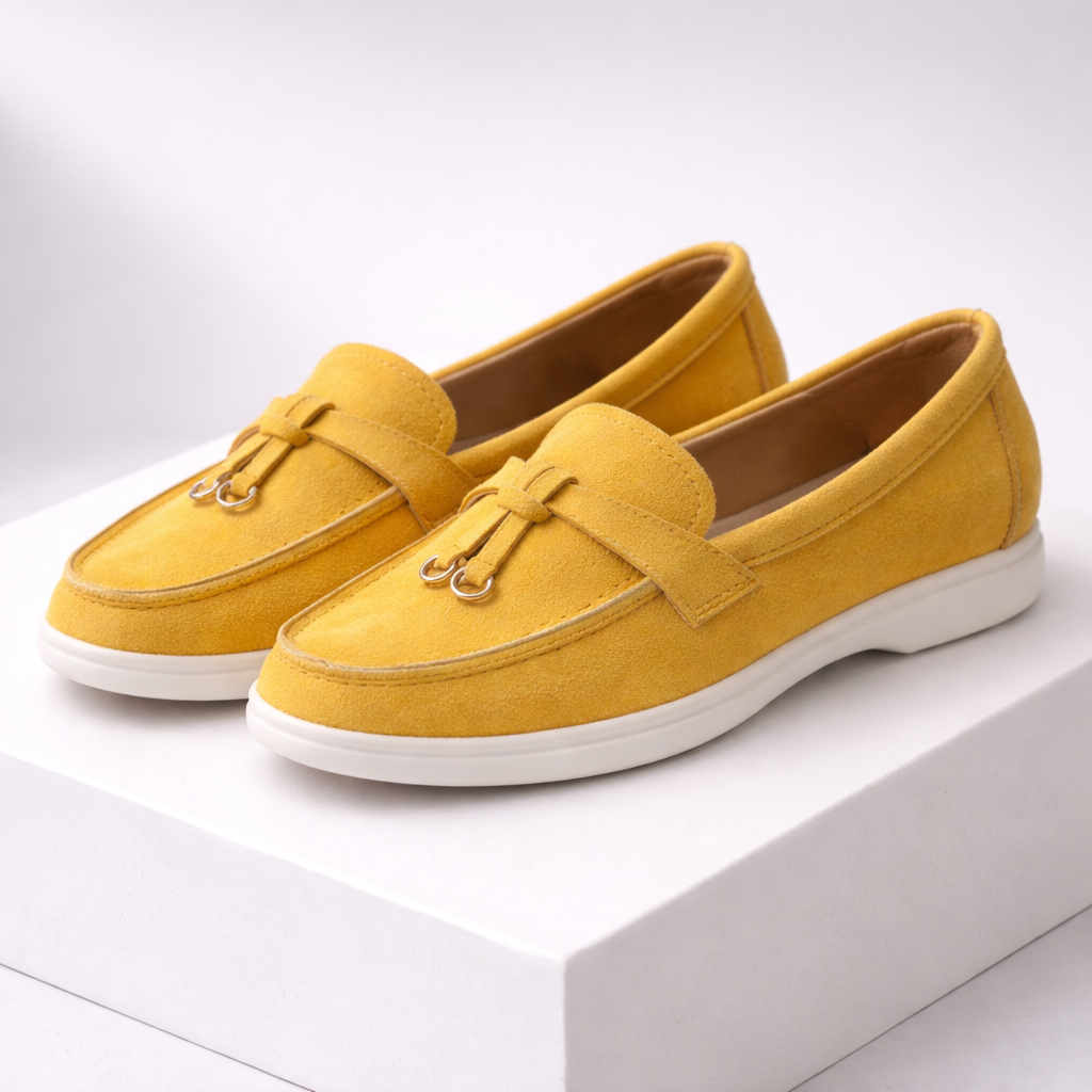 Elara Suede Loafers