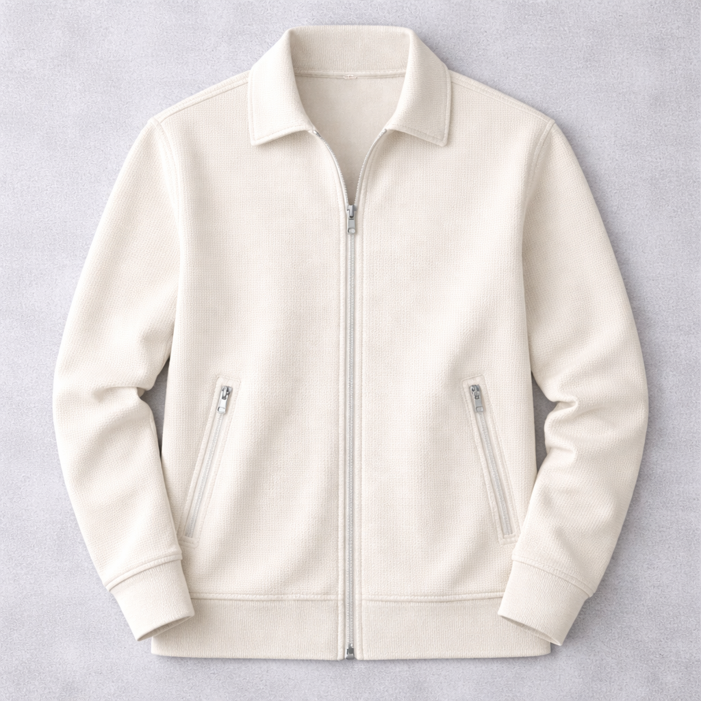Serino Soft Zip-Up Cardigan