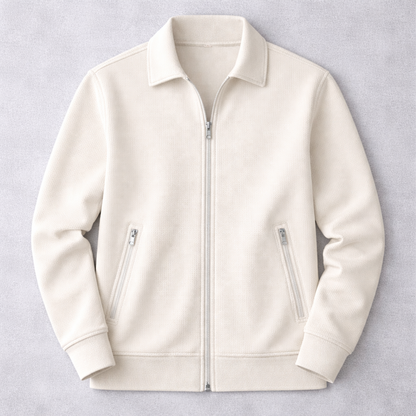 Serino Soft Zip-Up Cardigan