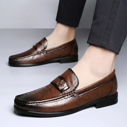 Serino Genuine Leather Loafers