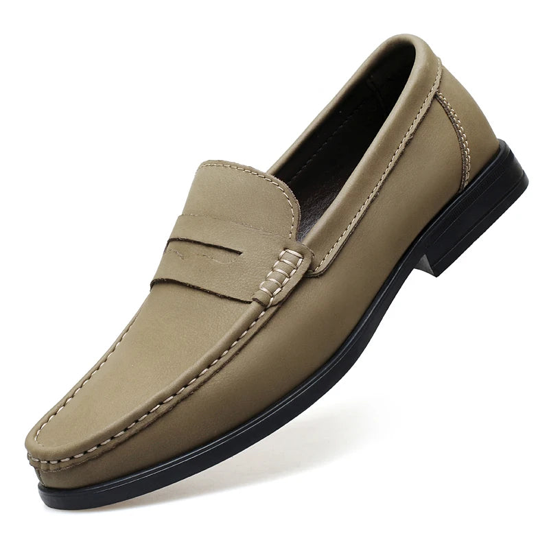 Serino Genuine Leather Loafers