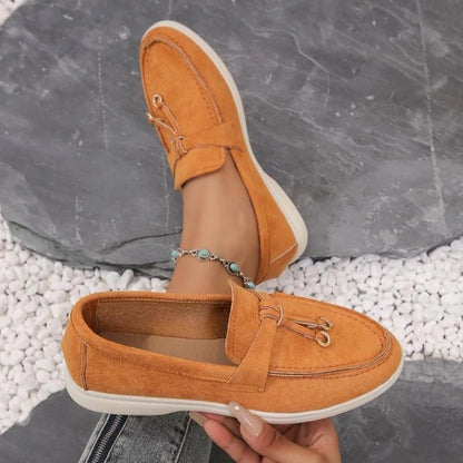 Elara Suede Loafers