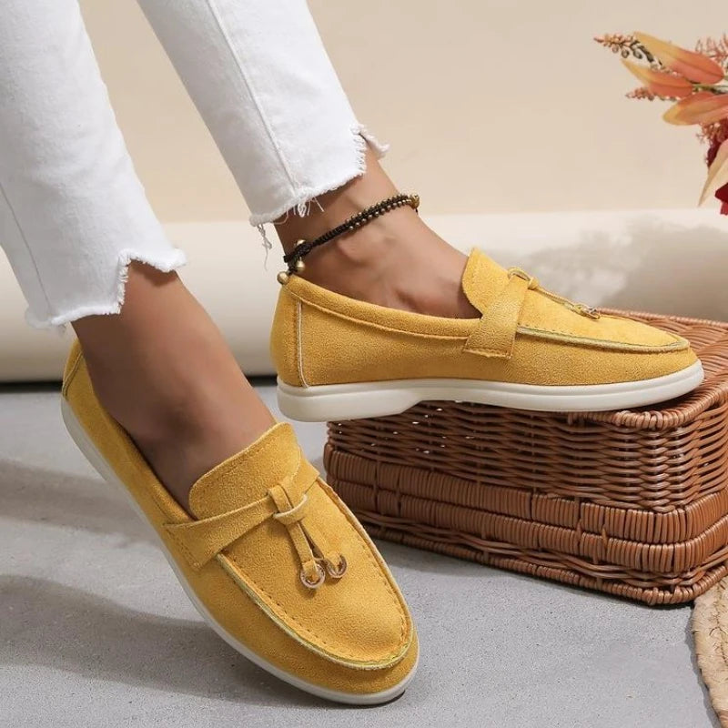 Elara Suede Loafers