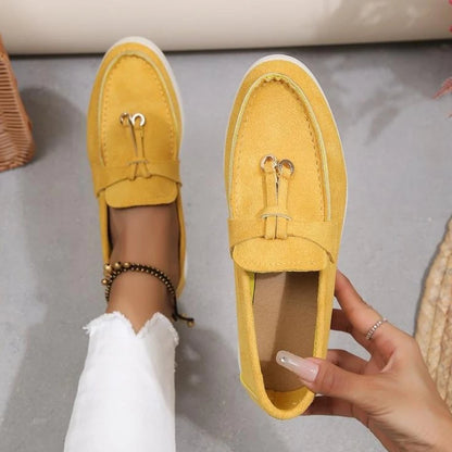 Elara Suede Loafers