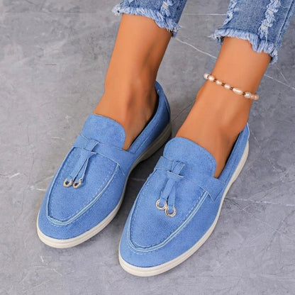Elara Suede Loafers