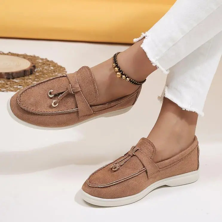 Elara Suede Loafers