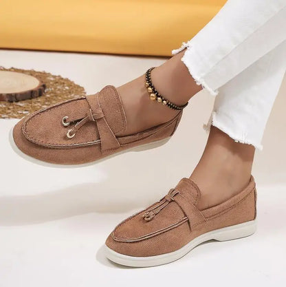 Elara Suede Loafers