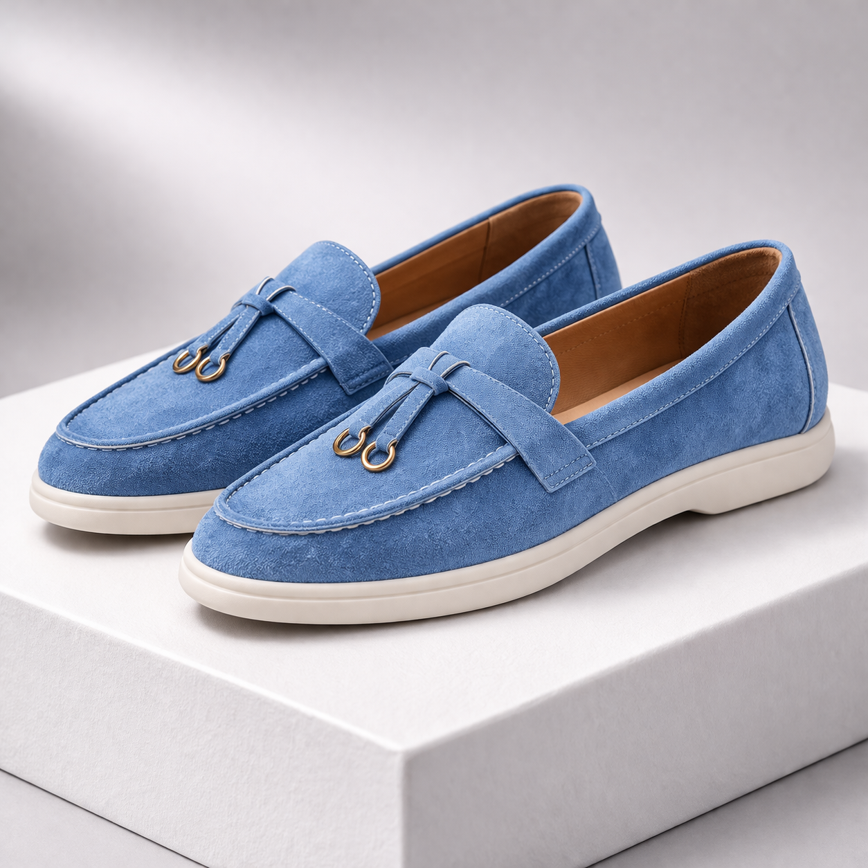 Elara Suede Loafers